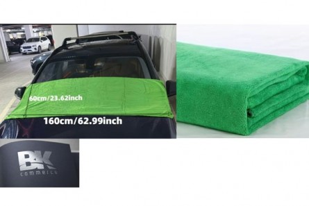 AK 120 - Car drying towel - 160x60, green